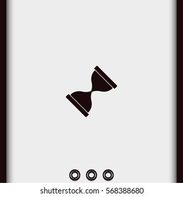 Hourglass time icon.