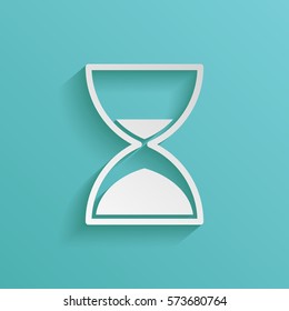 Hourglass time icon