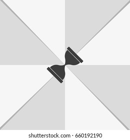 Hourglass time icon.