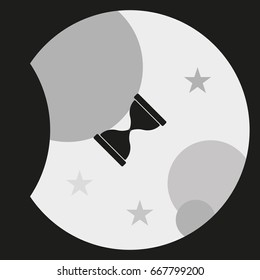 Hourglass time icon.