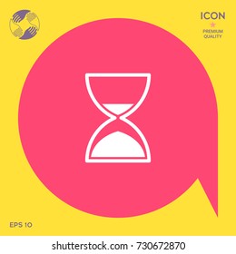 Hourglass time icon