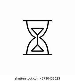 hourglass time icon sign vector