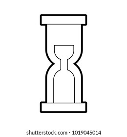 hourglass time isolated icon
