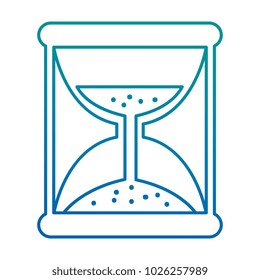 hourglass time isolated icon