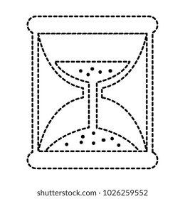 hourglass time isolated icon