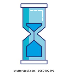 hourglass time isolated icon