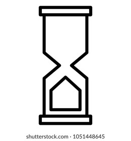 hourglass time isolated icon