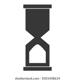 hourglass time isolated icon