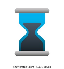 hourglass time isolated icon
