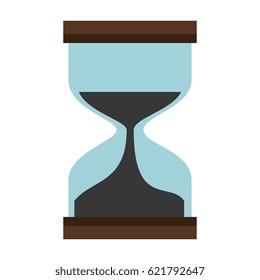 hourglass time isolated icon