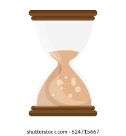 hourglass time isolated icon