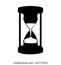hourglass time isolated icon