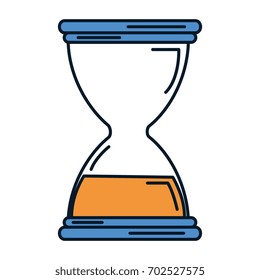 hourglass time isolated icon