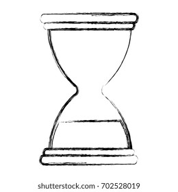 hourglass time isolated icon