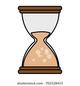 hourglass time isolated icon