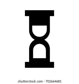 hourglass time isolated icon