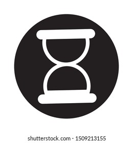 hourglass time isolated icon vector illustration