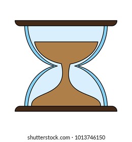Hourglass time symbol