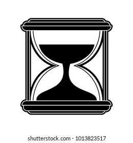 Hourglass time symbol
