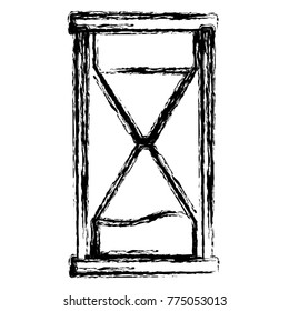 Hourglass time symbol