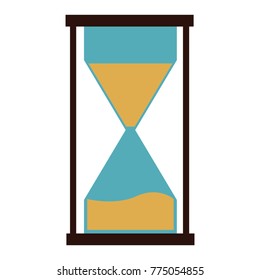 Hourglass time symbol