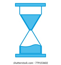 Hourglass time symbol