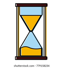 Hourglass time symbol