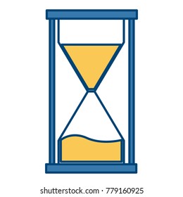 Hourglass time symbol