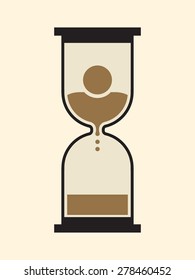 Hourglass: time is unavoidably running out for the mortal human
