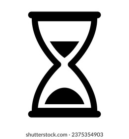 Stundenglass-Timer-Symbol, Vektorgrafik