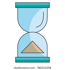 hourglass timer isolated icon