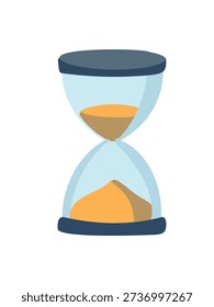 hourglass timer isolated on natural background