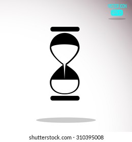 Hourglass. Vector.