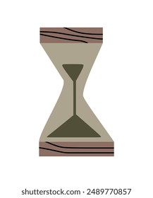 Vector de reloj de arena. Reloj de arena de fondo. Ilustración vectorial de Antiguas. Reloj de arena con color variano
