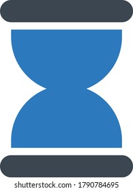 hourglass vector glyph color icon 