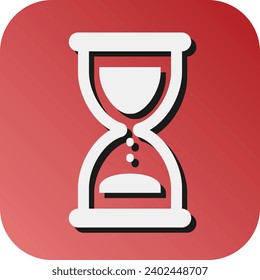 Hourglass  Vector Glyph Gradient Background Icon For Personal And Commercial Use.
