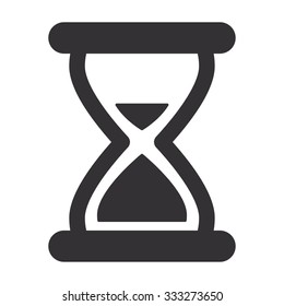 hourglass vector icon 10 EPS