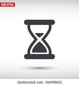 hourglass vector icon 10 EPS
