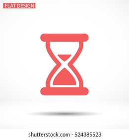 hourglass vector icon 10 EPS