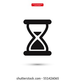 hourglass vector icon 10 EPS