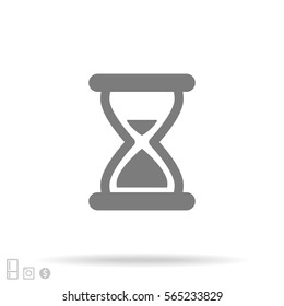 hourglass vector icon 10 EPS