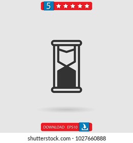 hourglass vector icon
