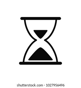 Hourglass vector icon