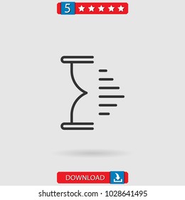 hourglass vector icon