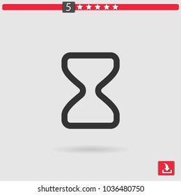 hourglass vector icon