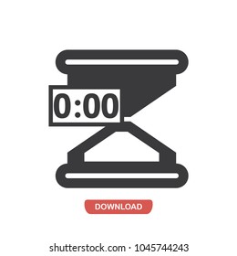 Hourglass vector icon