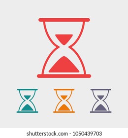 Hourglass vector icon