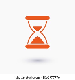 Hourglass vector icon