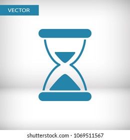 Hourglass vector icon