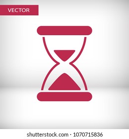 Hourglass vector icon